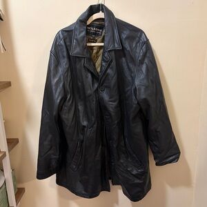 vintage wilsons leather experts black leather jacket